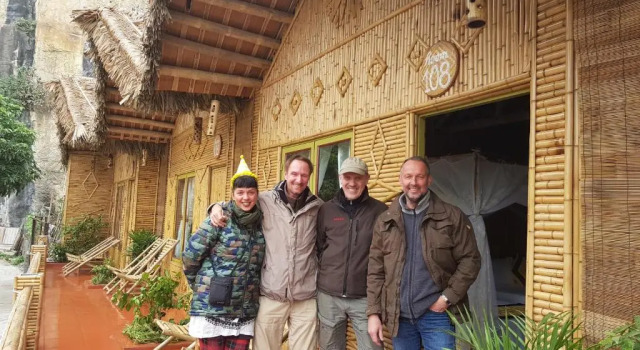 Трёхместный номер Standard с видом на горы Tam Coc Wonderland Bungalow