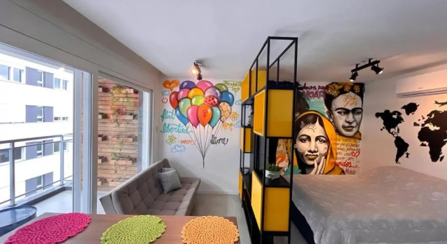 Flat Libertad, 404 A, com vaga de garagem, Забронировать Отель Отели Пелотас с парковкой, Парковка