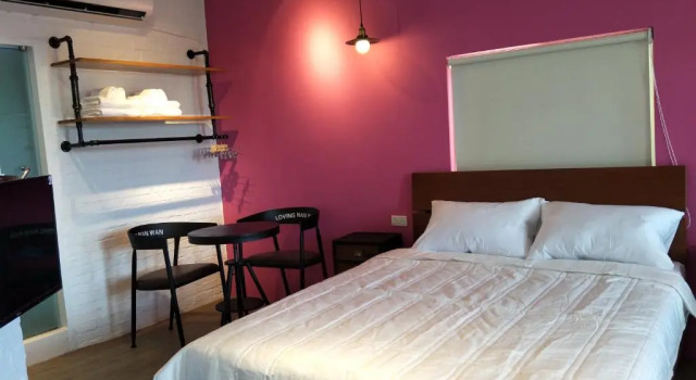 Четырёхместный номер Deluxe с балконом Kenting Location Hotel - Loving Nan Wan
