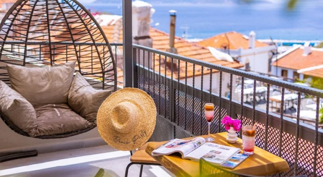 Двухместный номер Executive с балконом и с видом на море Cinar Boutique Hotel