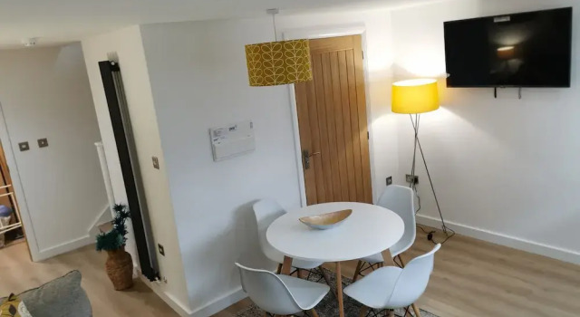 1 soveværelse i Deluxe lejlighed med udsigt over gårdspladsen The Barn