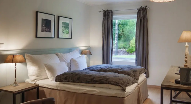 Двухместный номер Standard с видом на сад Strand Hotel Fevik - by Classic Norway Hotels