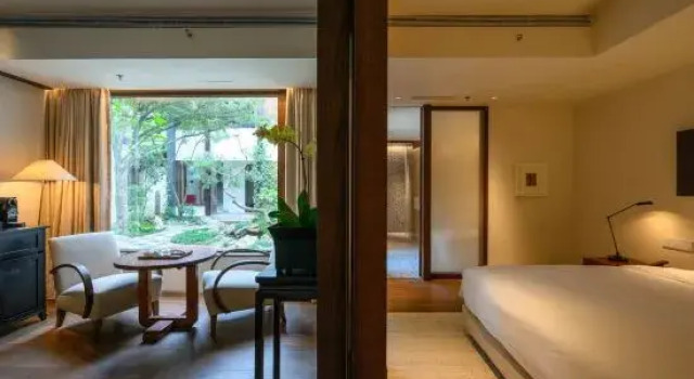 Двухместный люкс с видом на сад Jiangnan House Changyuan