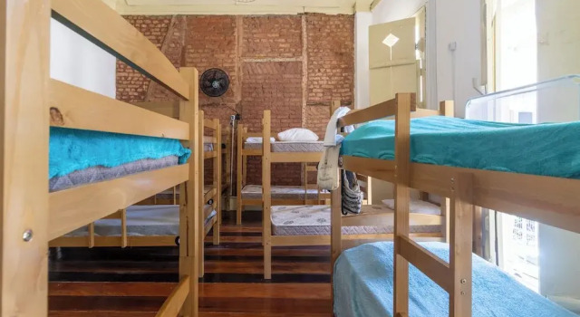 Кровать в общем номере Rio Vibes Hostel - Hostel na Glória, AC, Social Vibe & Próximo a Lapa