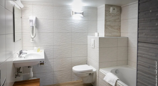 Двухместный номер Comfort c 1 комнатой Logis Hôtel De La Cloche