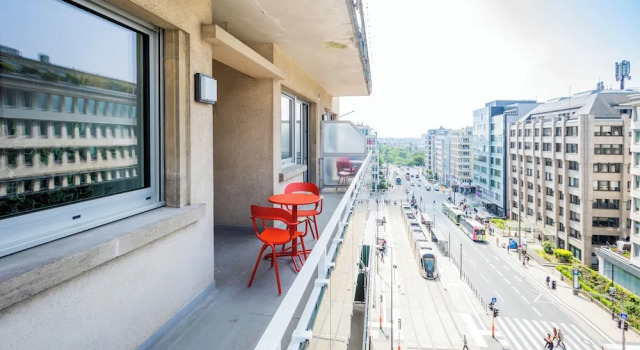 Апартаменты c 1 комнатой с балконом Hamilius Apartments