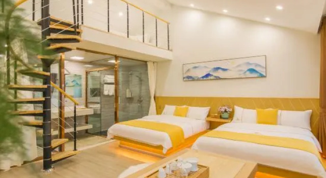 Трёхместный номер Standard Дуплекс Lijiang Xueshanyu Inn