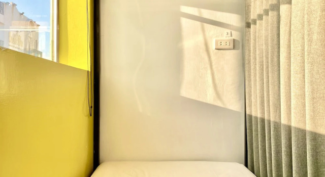 Кровать в общем номере 澎湖北吉光背包客民宿 Bayhouse Hostel Penghu