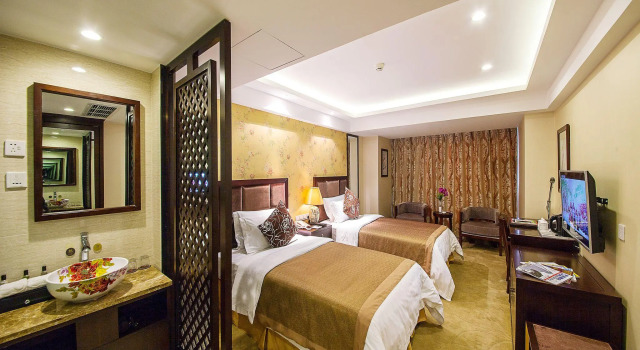Двухместный номер Deluxe JAHO Forstar Hotel Wenshuyuan Branch