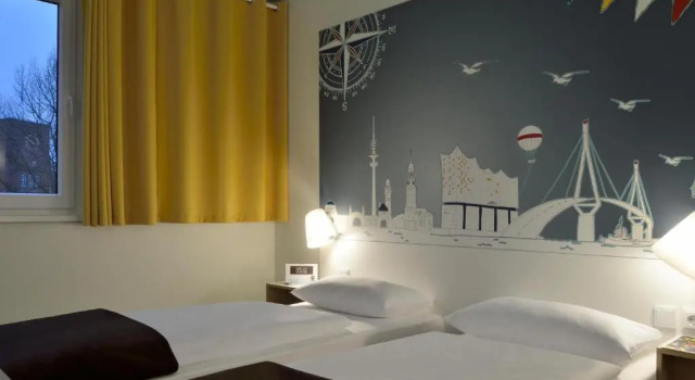 Двухместный номер B&B Hotel Hamburg-Nord
