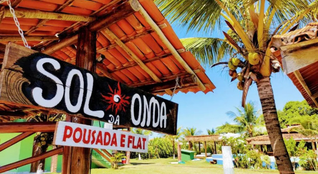 Люкс с 2 комнатами Sol da Onda Pousada e Flats