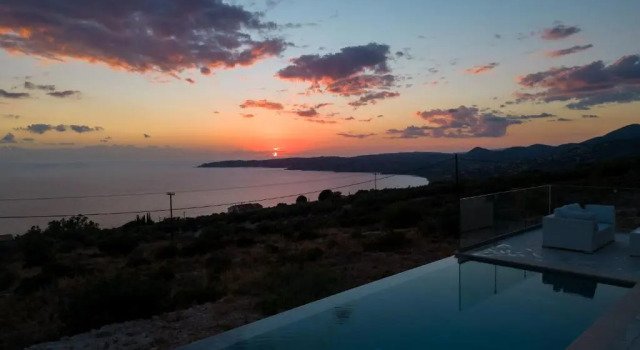 Вилла Panorama Blue Kefalonia - Luxury villa in Lourdata