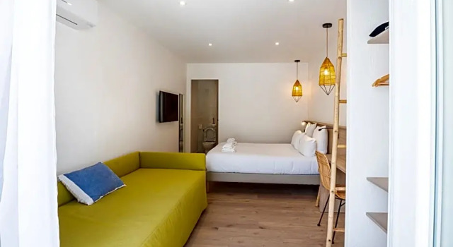 Семейный номер Standard с видом на сад Hôtel L Estelle en Camargue