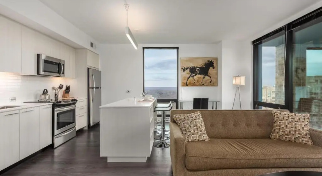 Апартаменты Luxury с 3 комнатами Bluebird Suites at Reston Town Center