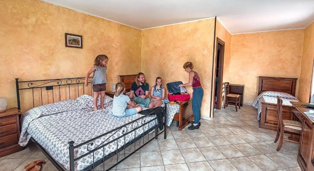 Четырёхместный номер Standard с видом на горы Hotel Casa Didé