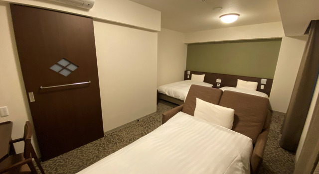 Трёхместный номер Standard Natural Hot Spring Shoun no Yu Dormy Inn Kofu Marunouchi