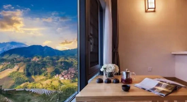 Люкс Lingli Yisu | Peak Sunrise Cloud Sea Panoramic B&B (Longji Terrace Jinfoding Branch)