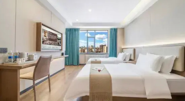 Семейный люкс с 2 комнатами с видом на город Urumqi • Ruitian | Sky.HighCity.Vistas Grand Hotel (South Railway Station Hotan 2nd Street)