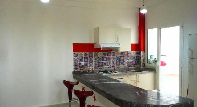 chic appart vue sur piscine, Réserver Appartement Gueznaia Maroc