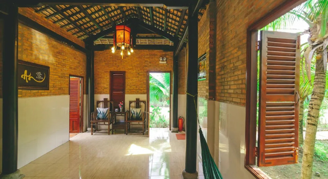 Номер Deluxe с балконом Casa Eco Mekong Homestay