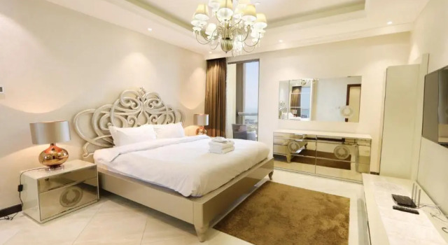 Upgraded with Full Sea View Rimal 5 Suites - Entire 4 Bedroom - Beach Access, Забронировать Апартаменты/квартира Апартаменты Эмирата Дубая, рядом с Dubai Marina Yacht Club, Апартаменты/квартира