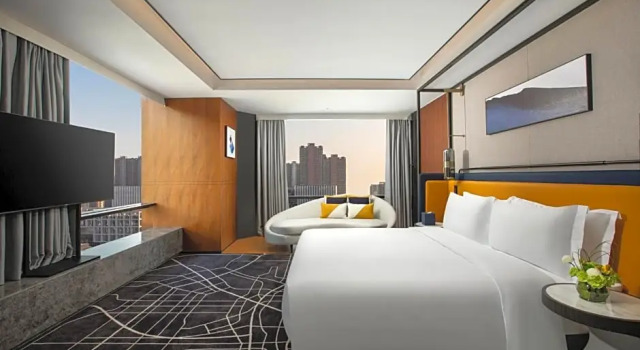 Двухместный люкс c 1 комнатой voco Hefei Binhu by IHG