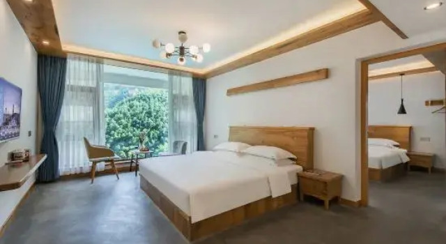Люкс Deluxe Heart of Forest Homestay