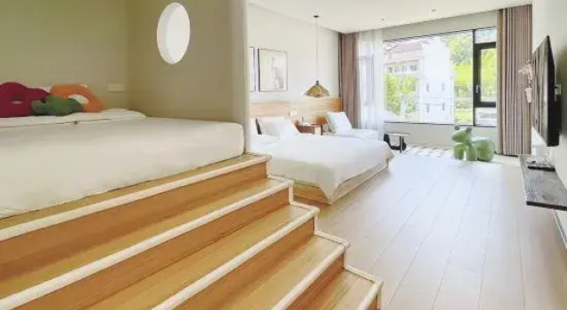 Двухместный семейный люкс Xianju Chuchushan Homestay
