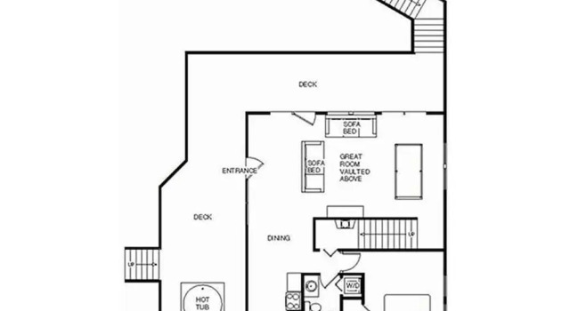 Bear Cave Haus  2 Bedroom Home with Hot Tub