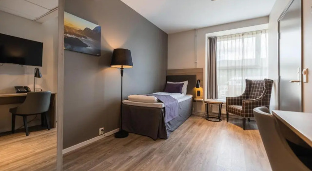 Одноместный номер Superior Fru Haugans Hotel