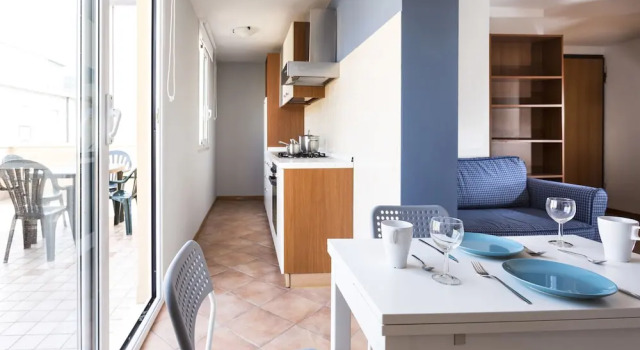 Апартаменты Comfort Мансарда c 1 комнатой с балконом Residence Del Sole