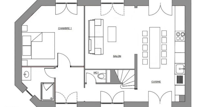 Коттедж с 4 комнатами Château Belle Epoque - Chambres dHôtes & Gîtes