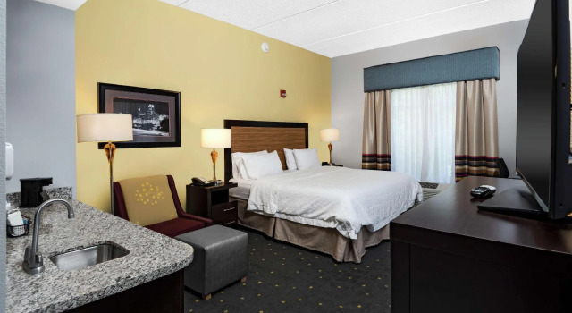 Двухместный номер Deluxe Hampton Inn & Suites - Raleigh Downtown