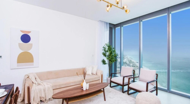 Lovely 2BR APT Amazing Sea View, Забронировать Отель Отели Эмирата Дубая с парковкой, рядом с Jumeirah Beach Residence Tram Station 2, Парковка
