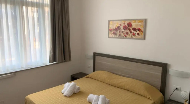 Deluxe Kahden hengen huone merinäköala Hotel Virgilio