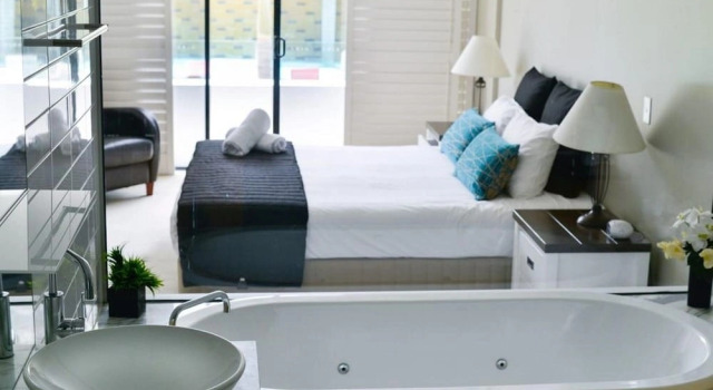 Номер Standard с видом на воду Aria Apartments