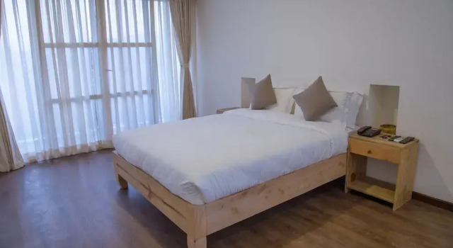 Семейные апартаменты с 2 комнатами с балконом и с видом на горы Indsu Home