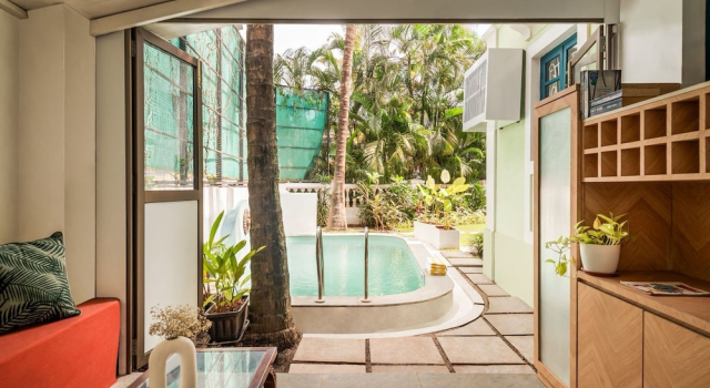 Вилла Sanctuary by RÊVE Escapes - Premium 3 BHK Villa with Private Pool Near Morjim Beach