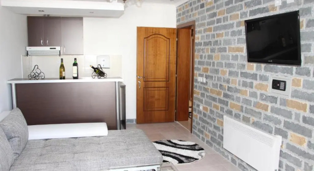 Семейные апартаменты c 1 комнатой с балконом и с видом на море Apartments Mediteran