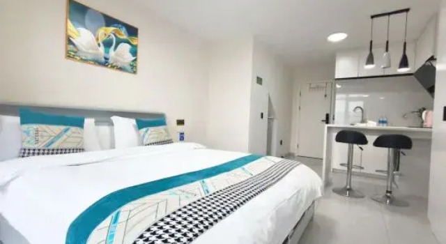 Люкс Luxury Chongqing Jirui Light Luxury Apartment (Shangwan Road Subway Station Creative Park)
