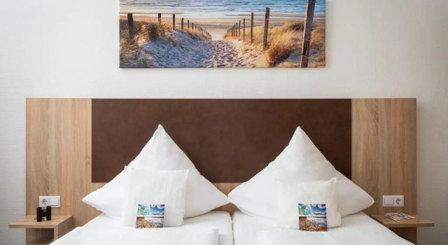 Двухместный номер Standard с видом на море Nordsee Hotel Borkum
