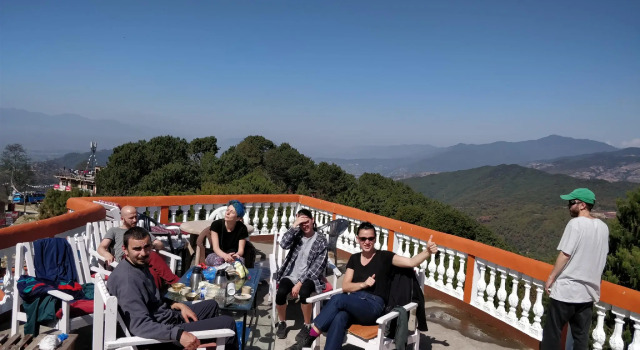 Двухместный номер Economy с балконом и с красивым видом из окна Langtang View Nagarkot Bed and Breakfast