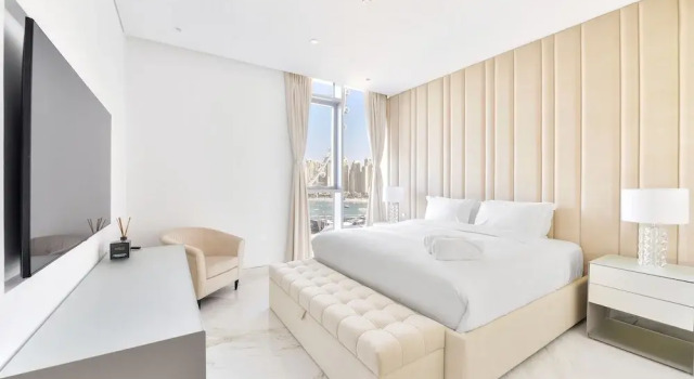 Most beautiful 3BR in BLUEWATERS Dubai, Забронировать Апартаменты/квартира Отели Эмирата Дубая с парковкой, рядом с Jumeirah Beach Residence Tram Station 2, Парковка