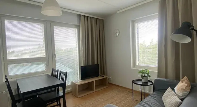 Апартаменты Classic с балконом Forenom Serviced Apartments Oulu Lekatie
