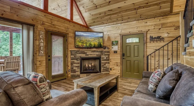 Ern841 - Sweet Feet Retreat - Location, Location, And Private Indoor Pool! 2 Bedroom Cabin by RedAwning