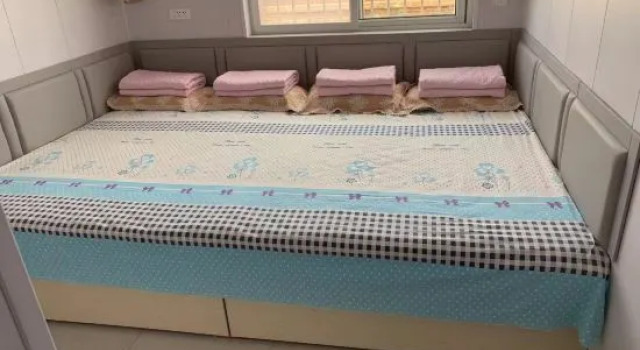 Кровать в общем номере Dongdaihe Haizhiyuan Guesthouse