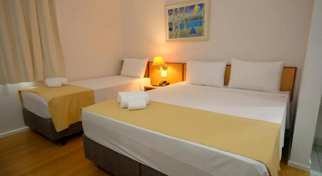 Трёхместный номер Standard Fênix Hotel Limeira