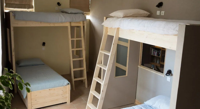 Postel ve společném pokoji Le Boudoir
