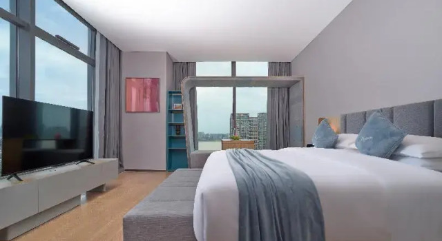 Двухместный номер Deluxe с видом на реку Pagoda Hotel Hangzhou Binjiang