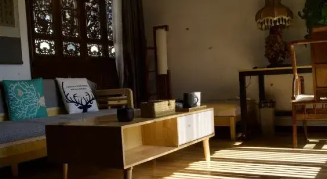 Люкс Lijiang Chamuhui Art Courtyard · Snow Mountain Terrace Viewing Inn